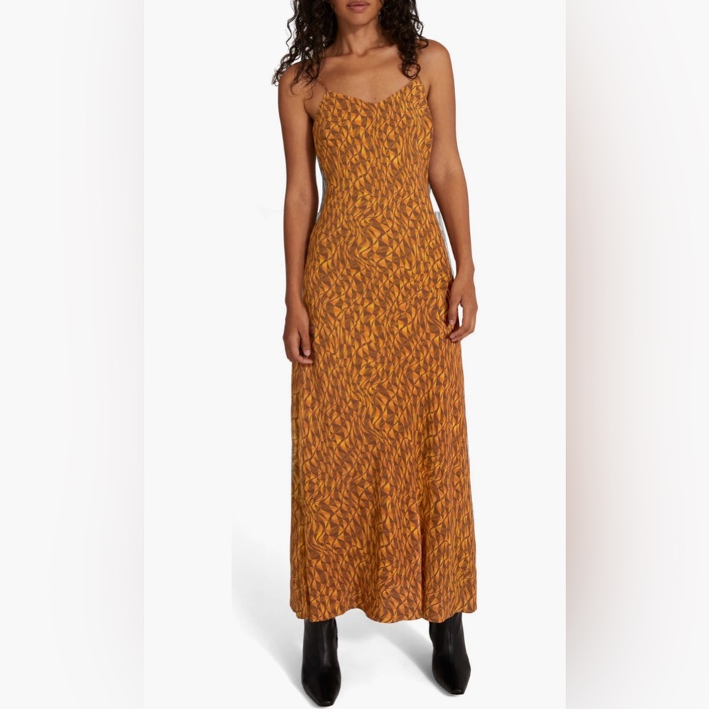 Favorite Daughter The Favorite Geo Print Maxi Slipdress